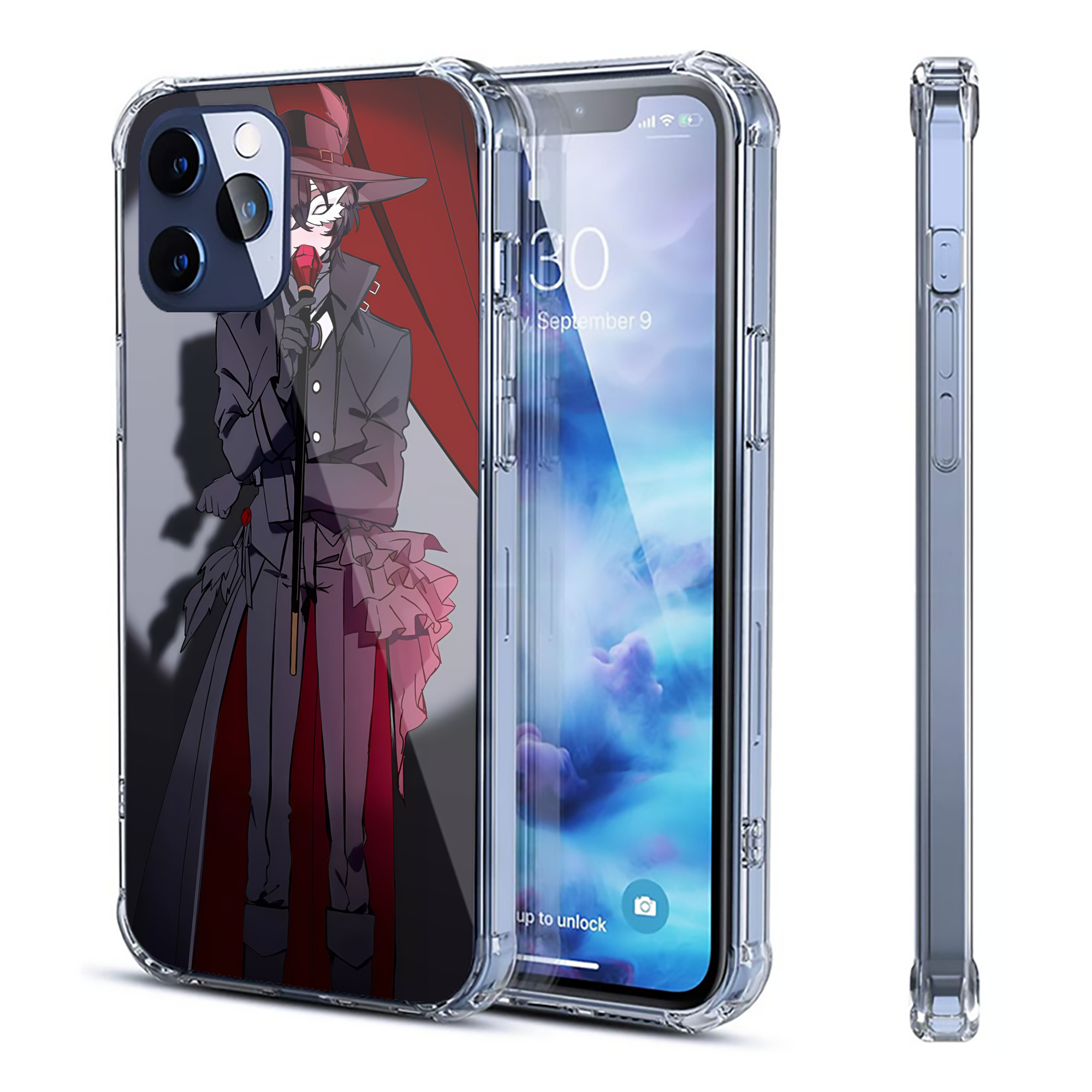 文豪ストレイドッグス Bungo Stray Dogs 【iPhone 12シリーズ対応】透明スマホケース（クリアソフトケース）